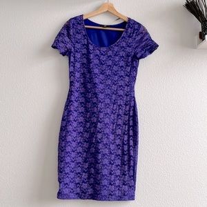 H&M Blue Lace Dress size Small